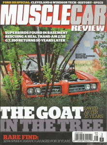 MUSCLE CAR REVIEW 2016 AUG - T-A Z/28, GT350s, SUPERBIRDS, JUDGE, 351C